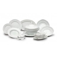 Jídelní souprava Bernadotte, 26 dílná, Bílá