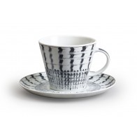 Šálek s podšálkem Tom, Mřížka šedá