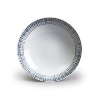 Talíř hluboký  Elegance, Mřížka šedá