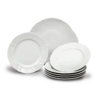 Koláčová souprava Bernadotte, 7 dílná, Bílá