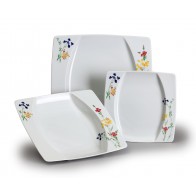 Talířová souprava Eye,18 dílná, Luční kvítí