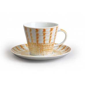 Šálek s podšálkem Tom, Mřížka žlutá