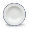 Talíř hluboký Nina, Modrá krajka