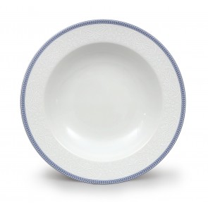 Talíř hluboký Nina, Modrá krajka