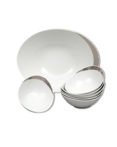 Kompotová souprava Loos, 7 dílná, Platina