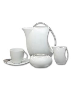 Kávová souprava Loos, 17 dílná, Platina