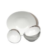 Kompotová souprava Loos, 7 dílná, Platina