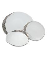 Talířová souprava Loos, 18 dílná, Platina