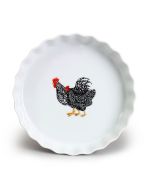 Miska zapékací kulatá 21cm, Slepice